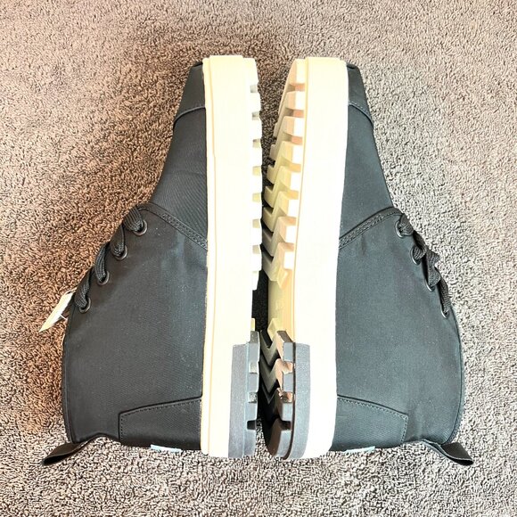 Toms Womens Size 9 Black Twill High Top Lug Sole‎ Platform Sneakers Shoes - Picture 7 of 14